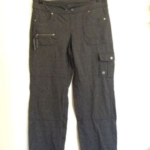 Athleta Dark Gray Bettona Boyfriend Cargo Pants